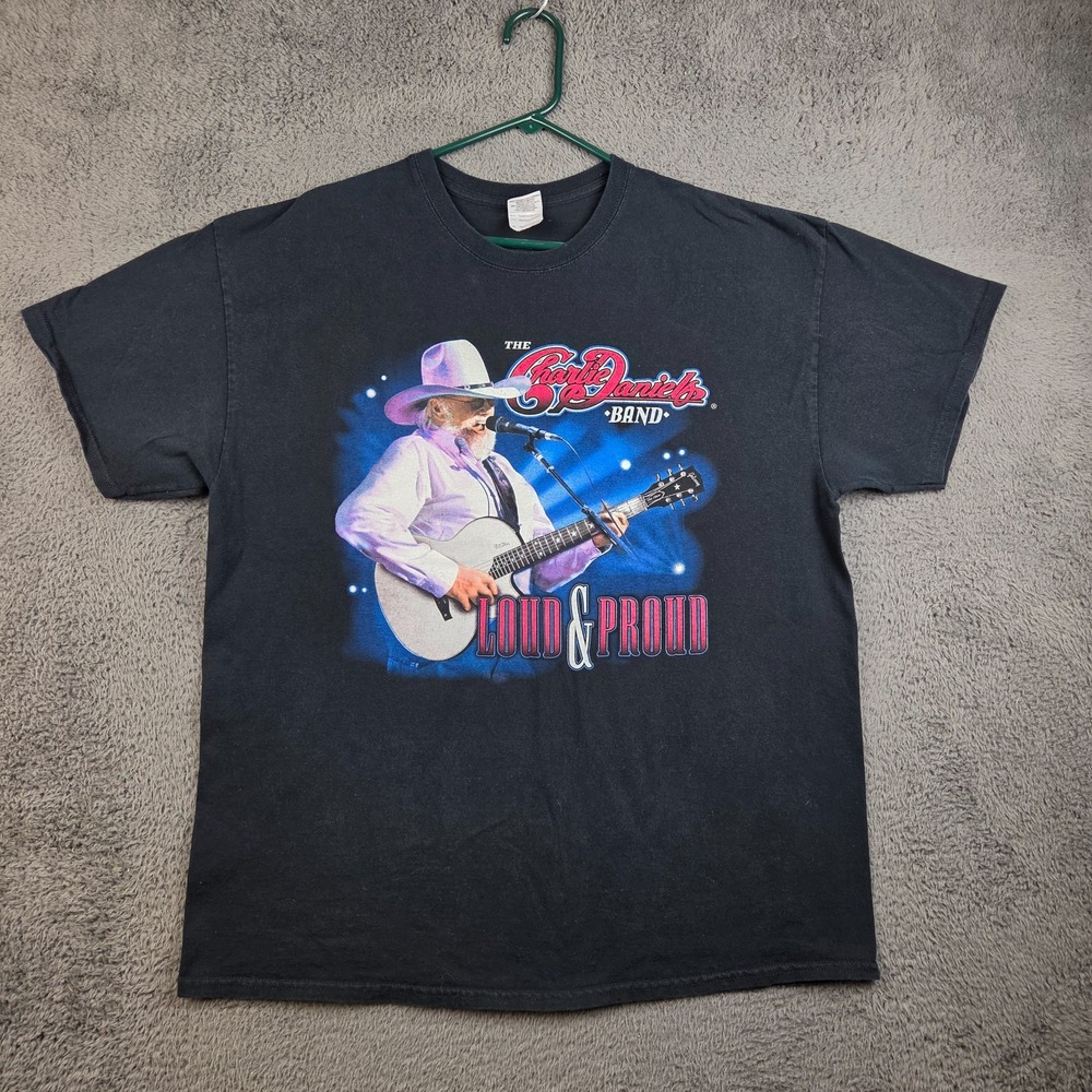 Charlie Daniels Band Shirt Men's Extra Large Loud & Proud Tour Country Music